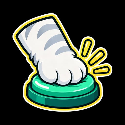 HYPURR sticker: paw, buy, send it